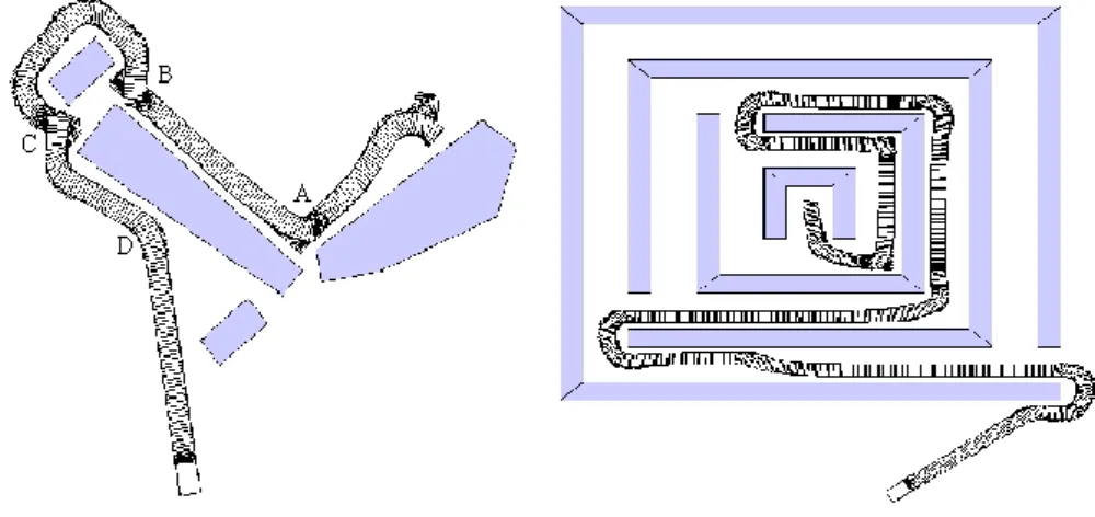 Figure 1.12 : Navigation de robot mobile. 