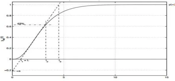 Figure II.8 : Réponse indicielle d’un processus 