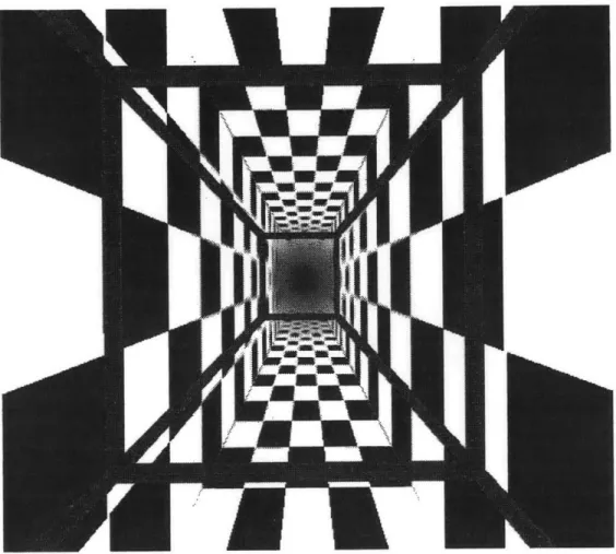 Figure 3-Vection  Stimulus-Virtual Tunnel with Frame