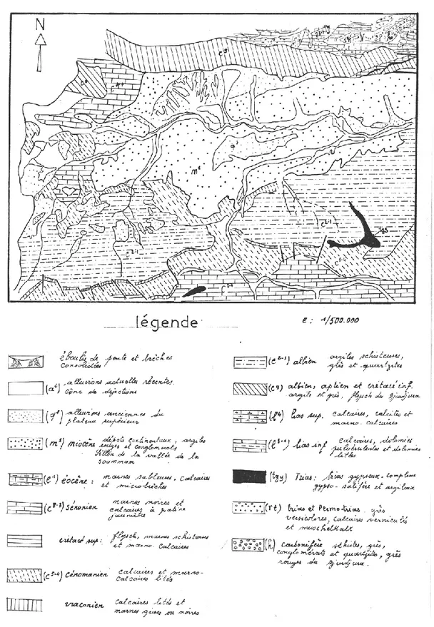 Figure 03 : Carte géologique de Bouira (source _DRE) 