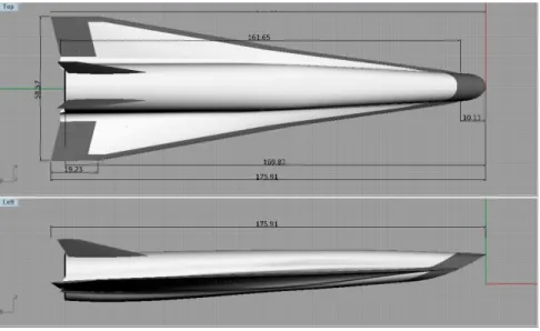 Figure 1. AFRL Road Runner generic hypersonic vehicle