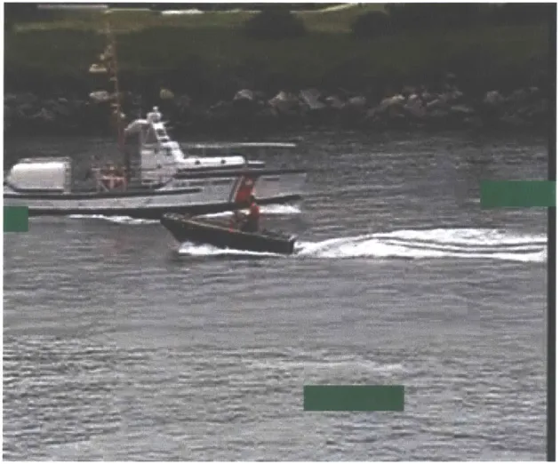 Figure  3-1:  I-frame  #48  from  the  "coastguard"  stream  with  packet  loss