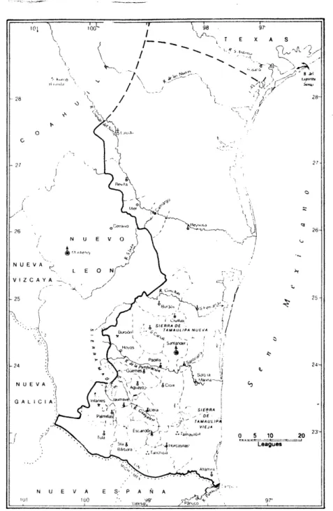 Figure 2-3:  Plan  Of Nuevo  Santander  1786