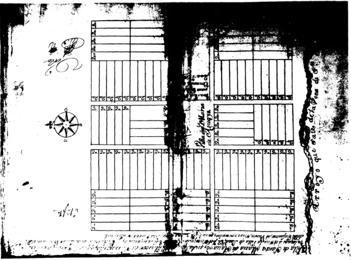 Figure  2-5:  Villa de  Santa  Maria  de  Aguayo;  Original  Plan