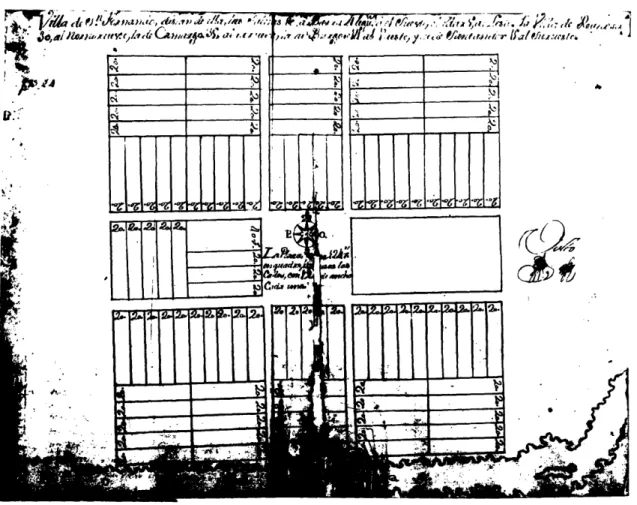 Figure  2-7:  Villa  de  San  Fernando;  Original  Plan