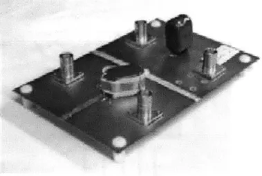 Figure  2.16:  A  prototype  integrated  filter element  based  on a Rubycon  MMW  106K2A  film  capac- capac-itor  and  center-tapped  cancellation  winding