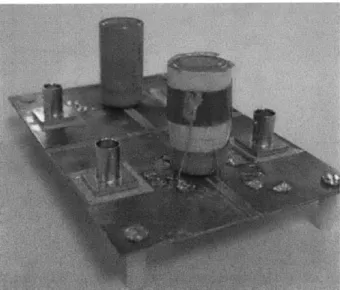 Figure  2.18:  A  prototype integrated  filter element  based  on a United  Chemi-Con  U767D,  2200  ItF, 35  V electrolytic  capacitor  and center-tapped  cancellation  winding