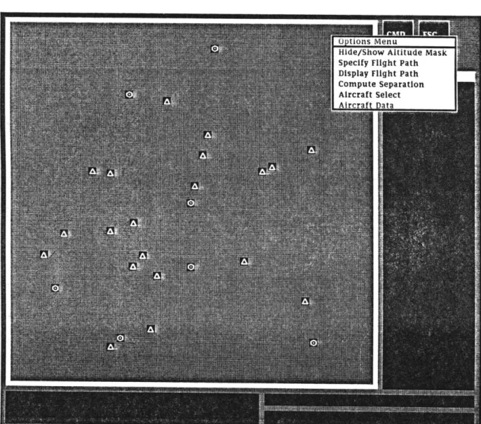 Figure  4.6:  ASCW  Screen  Showing  Option  Region  Menu