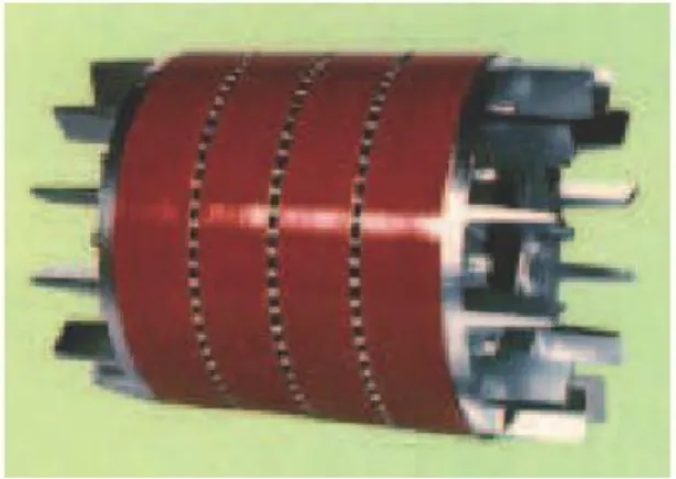 Figure I.3 : Vue du rotor à cage d’écureuil. 