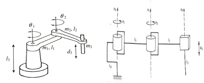 Figure I.6 Structure anthropomorphe et son espace de travail 