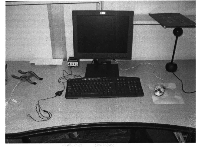 Figure 3.2. Office  used for subjects  in sensor conditions  or their control analogs
