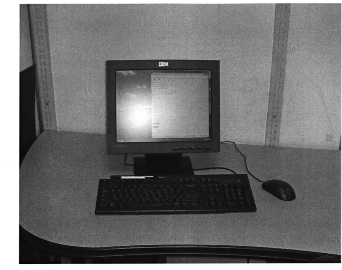 Figure  3.3.  Office  used  for  subjects  in  conditions  receive  affective  sensor information  or their  control  analogs