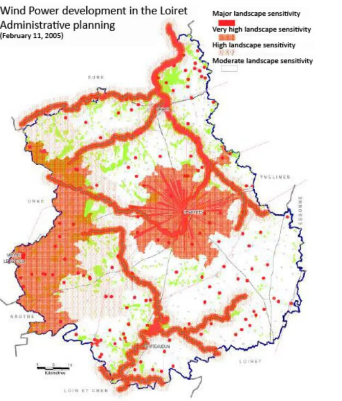 Figure 5: Landscape Sensitivity – Eure-et-Loir Wind Power Scheme, 2005 3 