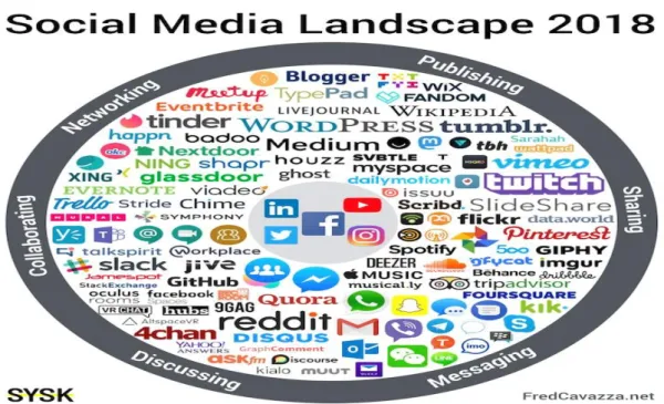 Figure 1 : Panorama des médias sociaux [17] 