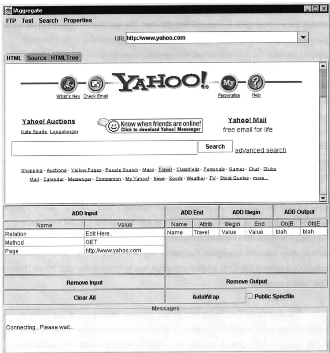 Figure  6.  Web  Wrapper  Interface