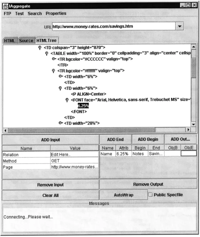 Figure  8.  Parsed  HTML Document Tree  Display.