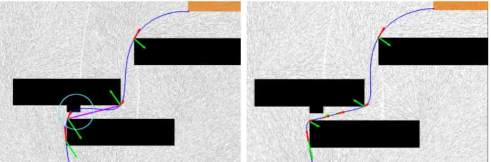 Figure 6 illustrates this procedure resolving a collision.