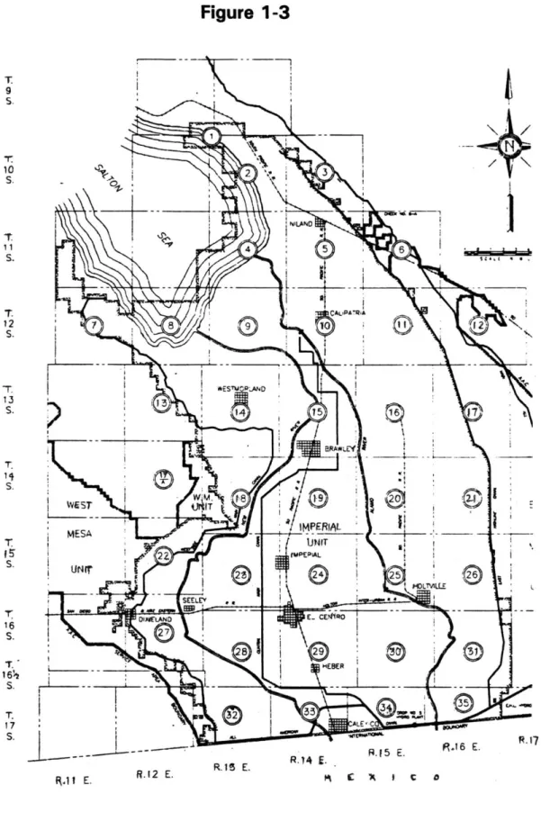 Figure  1-3  T-9 -Nr S. NILANO S. 12 7.  aim -r.  -1ES5R  N RAILEY. S. WECST MPERI/\LMESA-T 1JIT1~22 fVPEPIALS