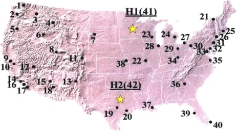 Figure 2-2: Representative  Network  D  map