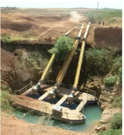 Figure 4. Low efficiency irrigation system (2005)  