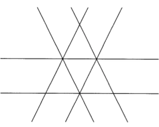 Figure  6.1:  The  Shi  arrangement  of type  A 2