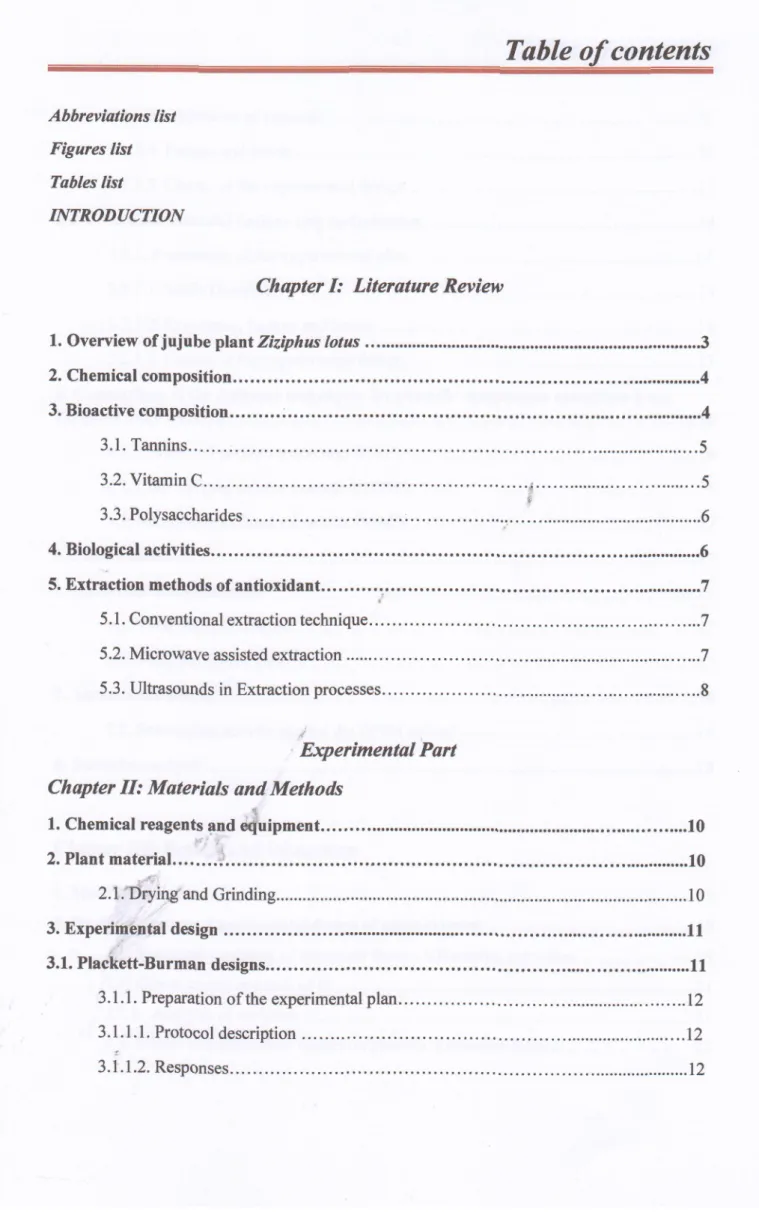 Table  of  contents