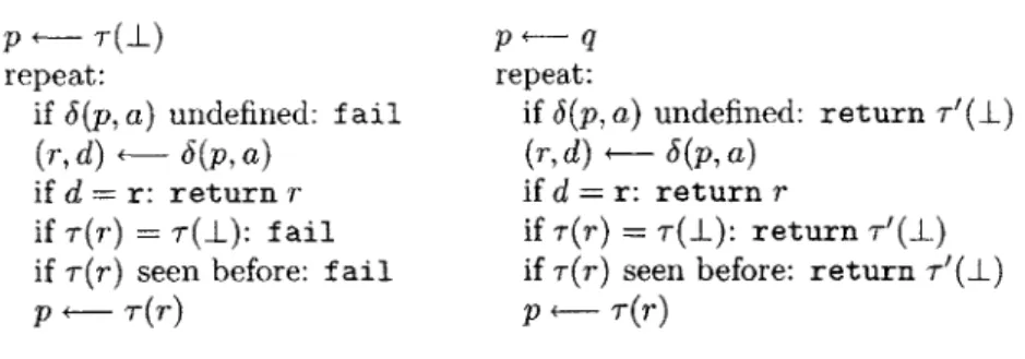 FIGURE  5.  Computing  er,a(I)  (left)  and  e-r,a(q)  (right).