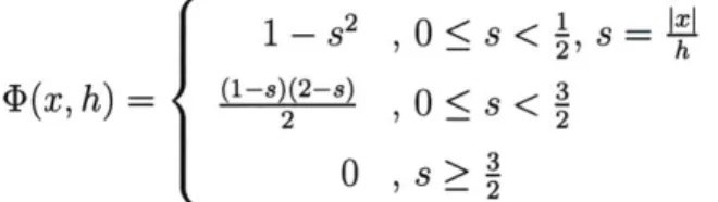 Figure  (3-3(b))  shows  the final  result  which  is  a coarse  particle  representation  of the original  fine  distribution  of  particles.