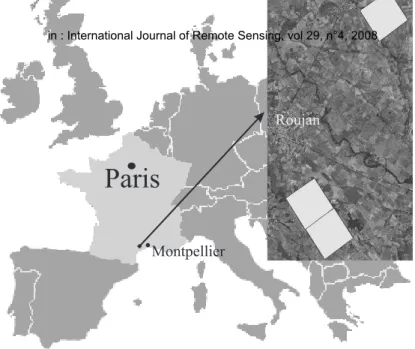 Figure 1. Localization of the study area in France and Europe.