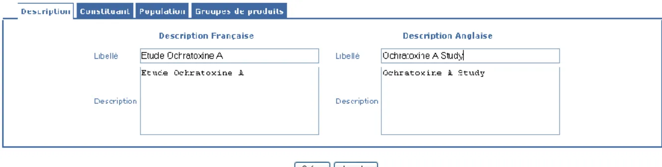 Figure 5. Deux groupes d’individus sont définis pour l’étude Ochratoxine A. Les adultes  (individus de plus de 15 ans) et les enfants (individus de moins de 15 ans)