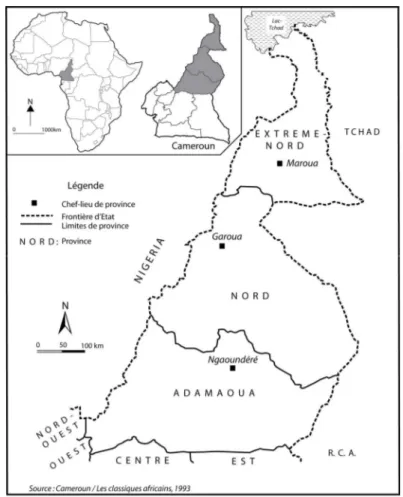 Figure 1 : Les métropoles des savanes du Cameroun 
