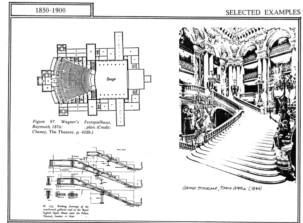 Figure  97.  Wagner's  Festspielhaus, Bayreuth, 1876:  . plan. (Credit: