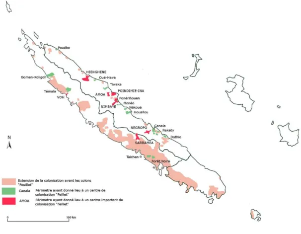 Figure 4 : Colonisation libre organisée par le plan Feillet  