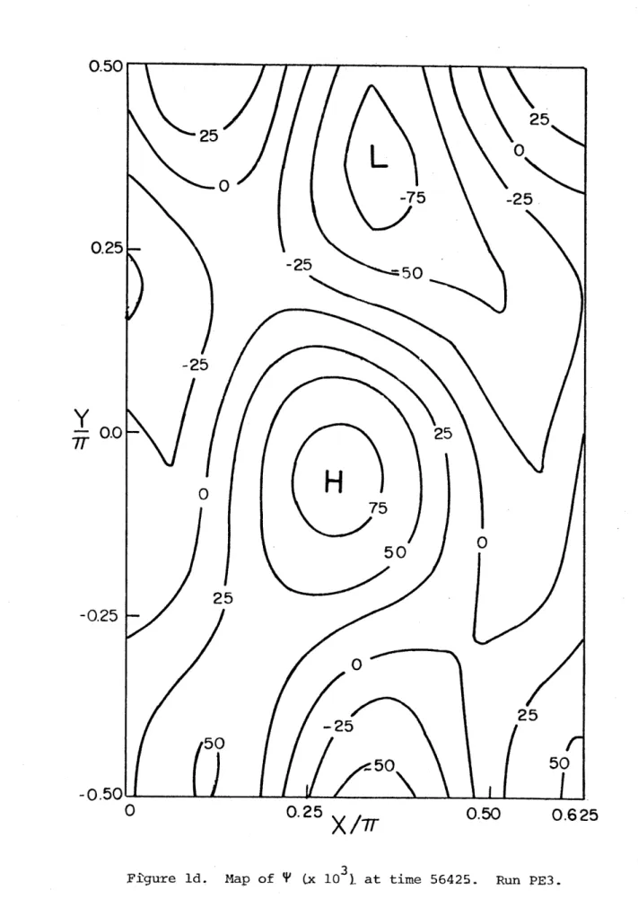 Figure  Id.  Map of  '  Cx  103  at  time  56425.  Run  PE3.