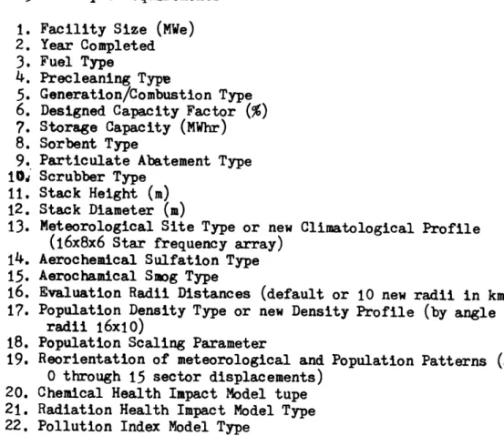 Table 3-6  Input  Requirements