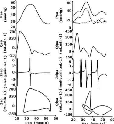 Fig. 5. Pulsatile aortopulmonary hemodynamics in fetuses with CDH and PVD under basal conditions