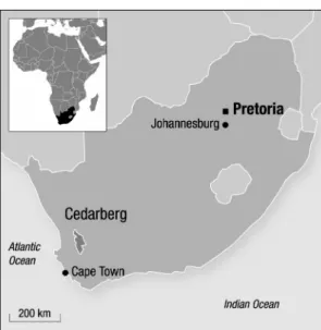 Figure 4 Rooibos production area in South Africa