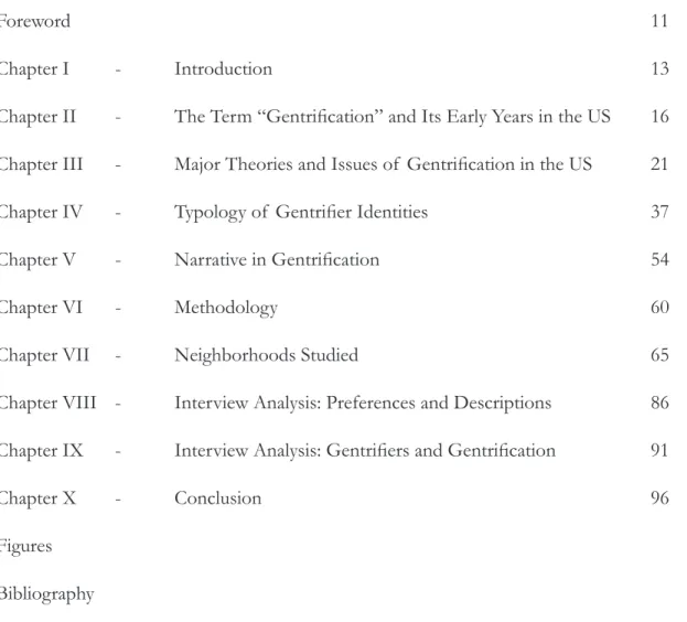 Table of  Contents