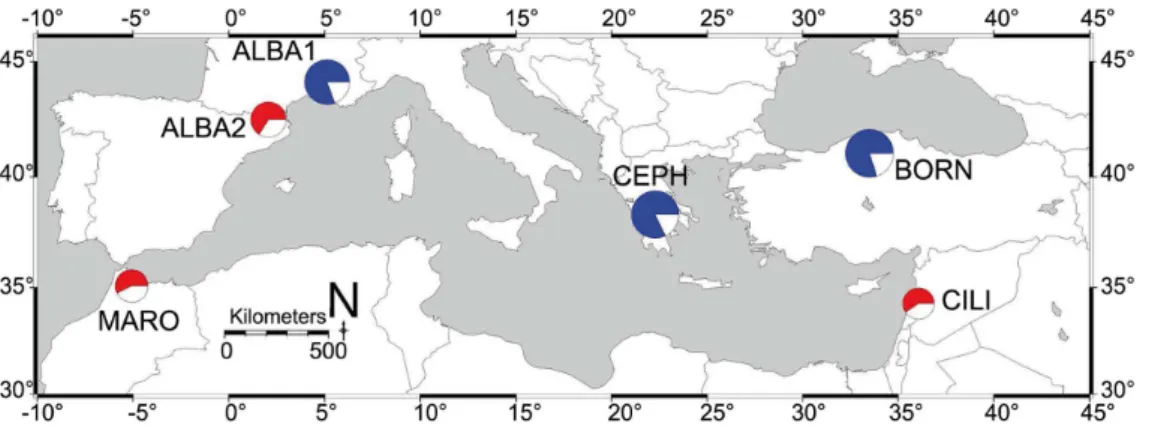 Table 2. Genetic variation and genetic distinctiveness of Abies cilicica and other Mediterranean Abies species.