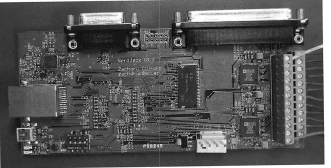 Figure  2-2:  Top  surface  of data  acquisition  device