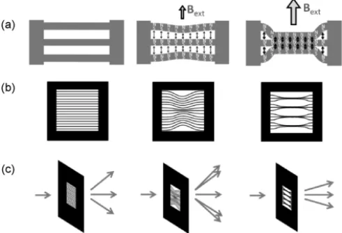 Fig. 1. Actuation concept and range for analog and digital tunable gratings.