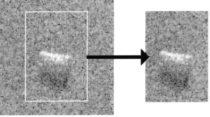 Figure  3-1:  Segmentation  of SAR  image  to  simulate  Doppler  filtering