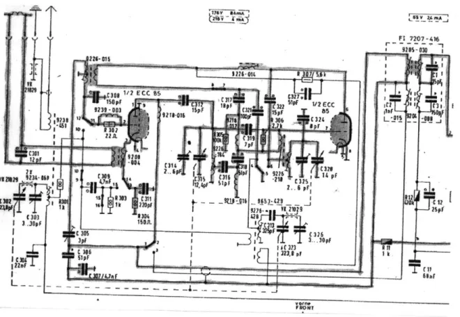 Figure 10  Circuit schematic  of radio front-end with FM signal  path highlighted