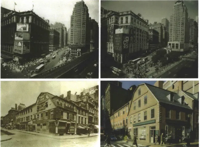 Figure  2-6:  Rephotography  gives  two views  of the  same  place  around  a  century apart