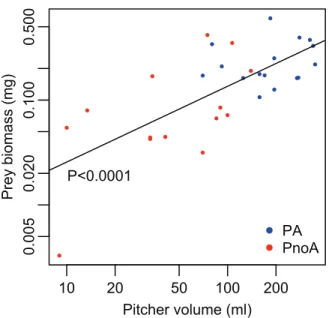 Figure 5. Isotopic signature (d 15 N) of samples and assessment of myrmecotrophy. (a) Mean d 15 N compared between C