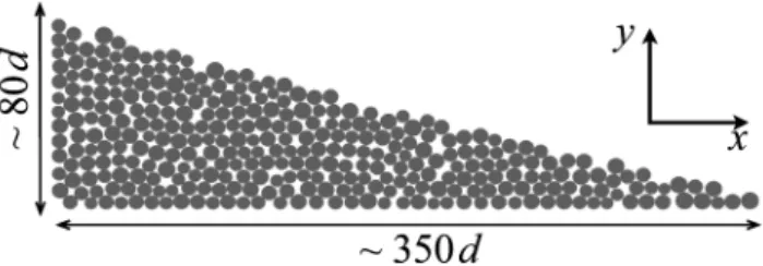 Fig. 1. Initial geometry and dimensions of the pile.