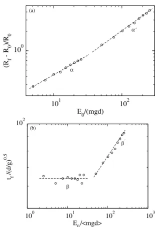 Fig. 2. Snapshots of the evolution of the pile proﬁle for E 0 = 61 mgd.