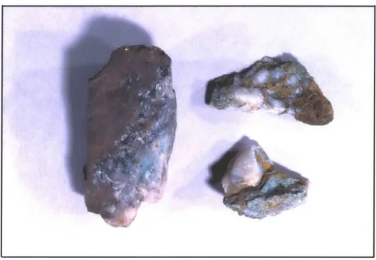 Figure  8.  Assemblage  of some ores excavated  at El  Manchon.
