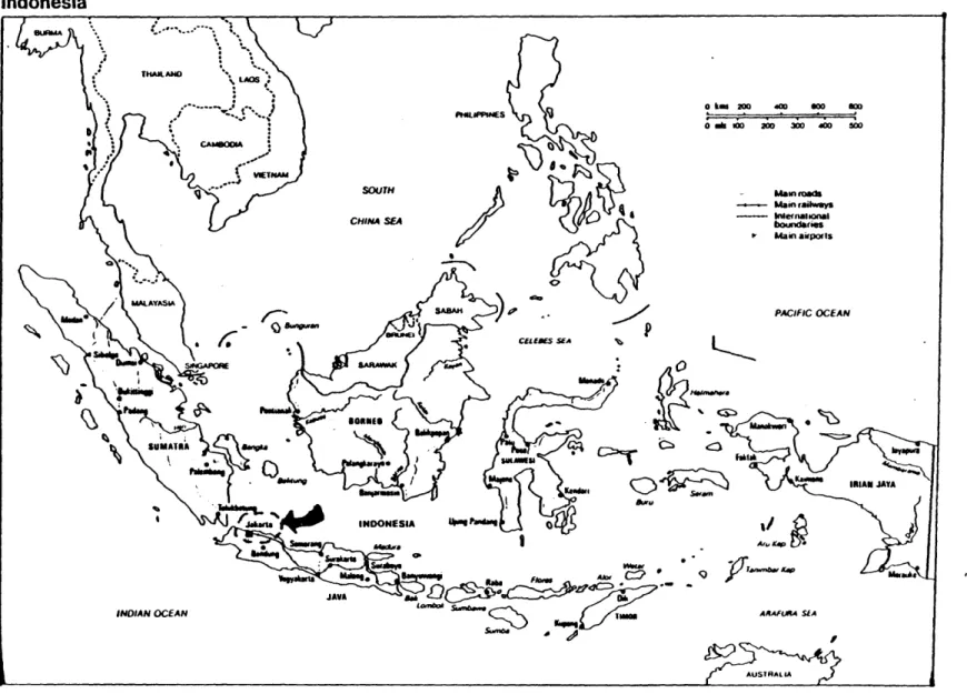 Figure  2.1  Map of  Indonesia