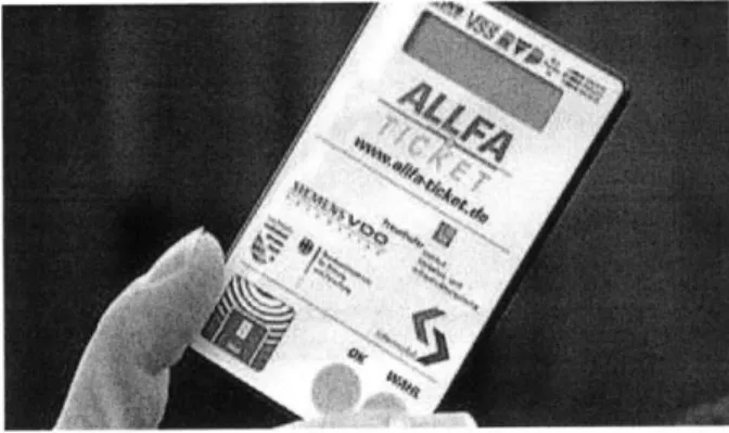 Figure 2.4 Allfa ticket with LCD  used in  Dresden, Germany Source:  http://rfid-informationen.de/info/news/archives/allfa-ticket.jpg
